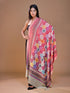 Women's Kalamkari Printed Outlined Wool Shawl